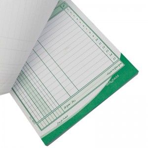 فاکتور فروش دو برگی رنگی Matin بزرگ کد 115