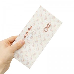 فاکتور بیجک باربری تک برگی رنگی Matin 195*98mm کد 86