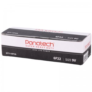 باتری کتابی Panatech Super Heavy Duty 6F22 9V شرینک