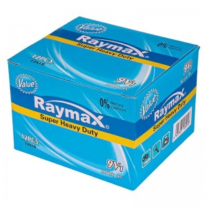 باتری کتابی Raymax Super Heavy Duty 6F22 9V