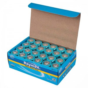 باتری دوتایی متوسط Raymax Super Heavy Duty 1.5V C شرینک