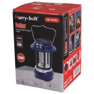 چراغ قوه فانوسی شارژی خورشیدی Hurry.bolt HB-9589L