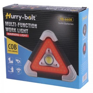 چراغ خطر چند حالته شارژی خورشیدی Hurry.bolt HB-6609