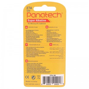 باتری ریموت کنترل Panatech Super Alkaline 12V 27A