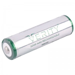 باتری لیتیومی شارژی Verity 18650 2200mAh