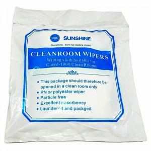 دستمال پلی استر پاک کننده گوشی Sunshine Cleanroom بسته 152 عددی