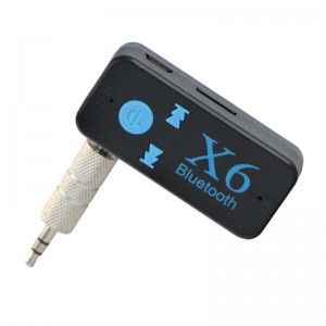 گیرنده بلوتوثی و رم خور شارژی Car Bluetooth X6 AUX