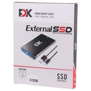 حافظه اکسترنال SSD فدک FDK 512GB + باتری هدیه