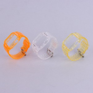 بند اپل واچ شفاف رنگی Slicto + کاور صفحه 38/40/41mm