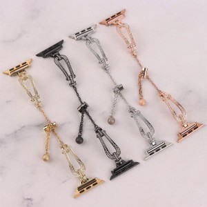 بند اپل واچ نگین دار Nylon Magnetic سایز 44/45/49 میلی متری