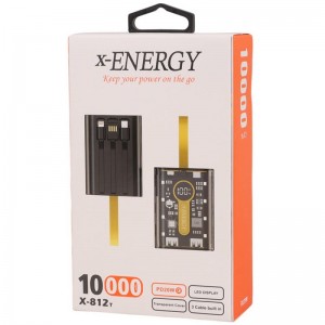 پاور بانک فست شارژ 10000 ایکس انرژی X-Energy X-812T PD 20W