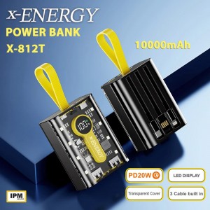 پاور بانک فست شارژ 10000 ایکس انرژی X-Energy X-812T PD 20W