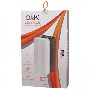 پاور بانک فست شارژ 20000 اوک OAK PN20 QC3.0 PD 22.5W