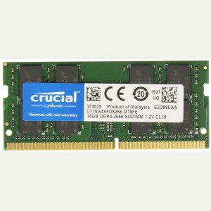 رم لپ تاپ کورشیال Crucial DDR4 16GB 2666MHz CL19