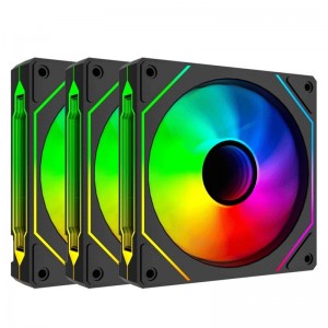 فن کیس لاجی کی LogiKey F325 ARGB 12*12 بسته 3 عددی