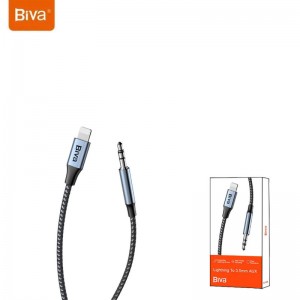 کابل تبدیل Lightning به AUX بیوا AUX-08L طول 1 متر