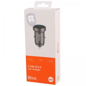 شارژر فندکی فست شارژ Biva CC-34 3A QC3.0 PD 18W