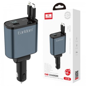 شارژر فندکی 66 وات ارلدام ES-CC38