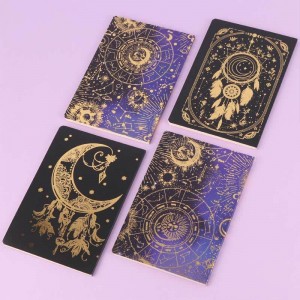 دفتر 50 برگ سویل طرح طلاکوب کد 834