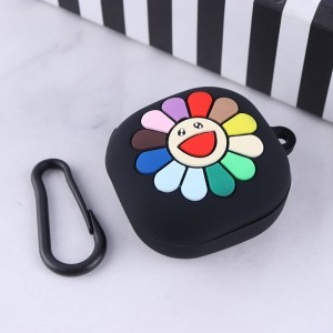 کاور سیلیکونی عروسکی گلکسی بادز 2 طرح گل کد 1