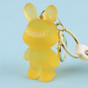 جاکلیدی سنگی پاستلی طرح خرگوش