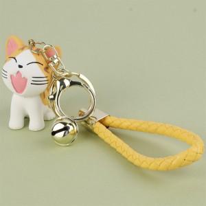 جاکلیدی سنگی طرح گربه بازیگوش