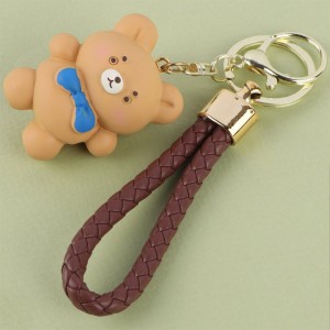 جاکلیدی سنگی طرح خرس تپل