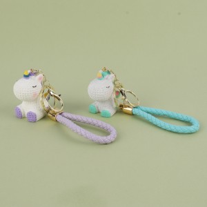 جاکلیدی سنگی طرح اسب تک شاخ