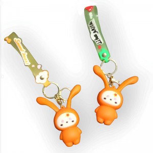 جاکلیدی سلیکونی طرح خرگوش گوش دراز