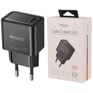 شارژر دیواری 25 وات یسیدو YC62 QC3.0 PD 3A