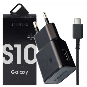 شارژر دیواری 10 وات سامسونگ S10 Plus 2A + کابل تایپ سی
