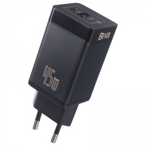 شارژر دیواری 45 وات بیوا HC-15 GaN QC3.0 PD 3A