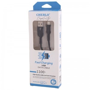 کابل آیفونی فست شارژ Cherlo CH-IP07 2.4A 1.1m