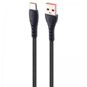 کابل تایپ سی فست شارژ Cherlo CH-TCK01 2.4A 1.1m