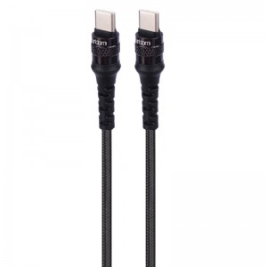 کابل تبدیل فست شارژ Earldom EC-155C Type-C To Type-C 60W 1.2m