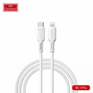 کابل تبدیل فست شارژ Earldom EC-171C-I Type-C To Lightning 20W 1m