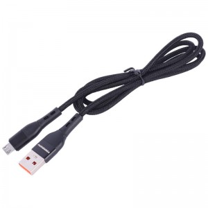 کابل میکرو یو اس بی فست شارژ Vdenmenv D60V 2.4A 0.9m