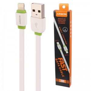 کابل آیفونی فست شارژ Arson AN-M2 2.4A 2m