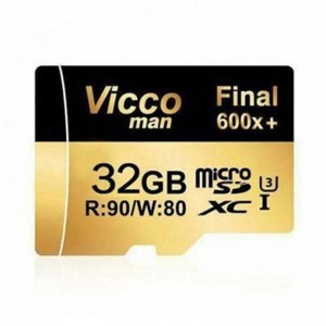 رم میکرو 32 گیگ ویکومن Vicco Final U3 A1 90MB/s بدون خشاب
