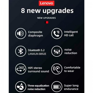 هندزفری بلوتوثی لنوو Think Plus Live Pods LP70
