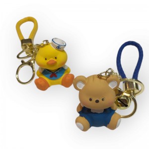 جاکلیدی سنگی طرح اردک و خرس