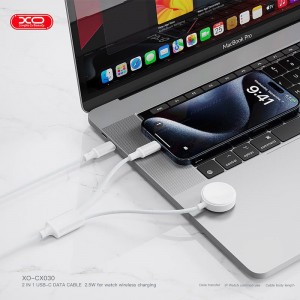 کابل دو سر تایپ سی و مغناطیسی شارژ XO XO-CX030 1.2m