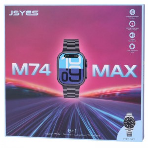 ساعت هوشمند JSYES M74 Max 49mm + یک عدد ساعت عقربه ای