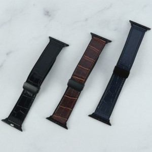 بند اپل واچ چرمی Watch Band سایز 42/44/45/49 میلی متری کد 1