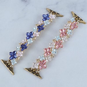 بند اپل واچ Guoi سایز 42/44/45/49 میلی متری طرح گل