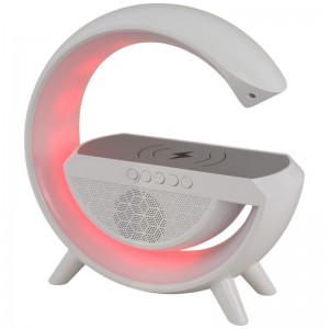 شارژر بی سیم و چراغ رومیزی اسپیکر دار ZQS1220 MZ-021 10W