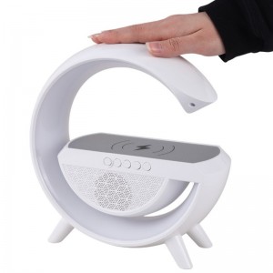 شارژر بی سیم و چراغ رومیزی اسپیکر دار ZQS1220 MZ-021 10W