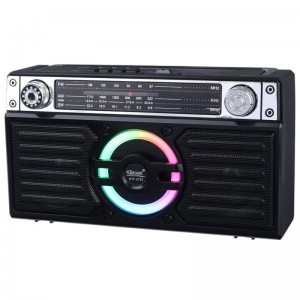 رادیو اسپیکر بلوتوثی رم و فلش خور خورشیدی KBroad KTF-2153