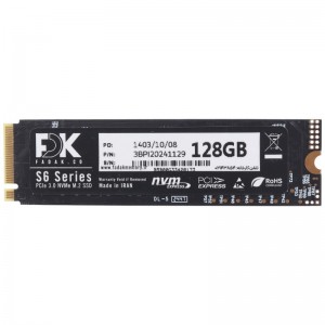 حافظه SSD فدک FDK S6 128GB M.2