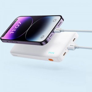 پاور بانک فست شارژ باسئوس Airpow PPQD09000 PD 20W ظرفیت 10000 میلی آمپر ساعت